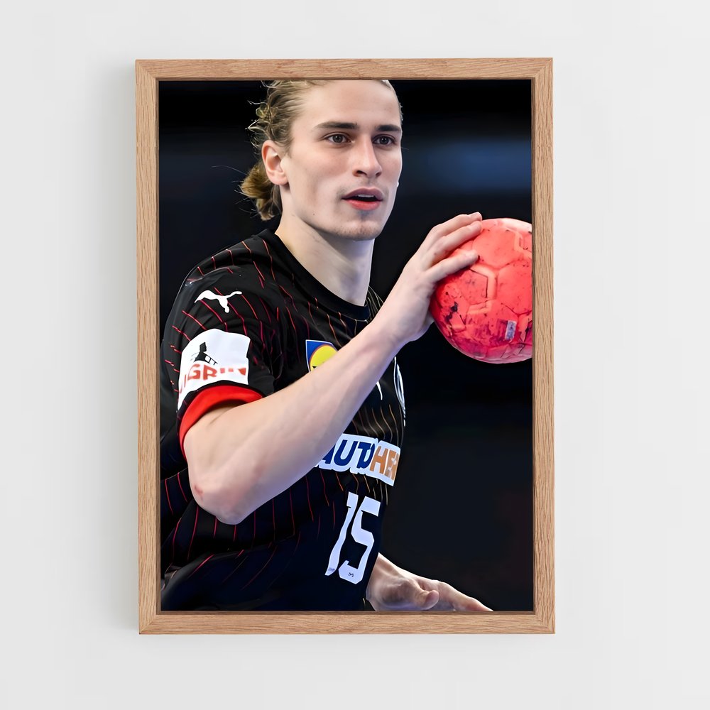 Poster Juri knorr – affiche Handball (vue 4)